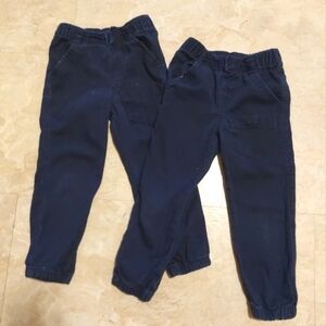 2 cotton pants  size 2T